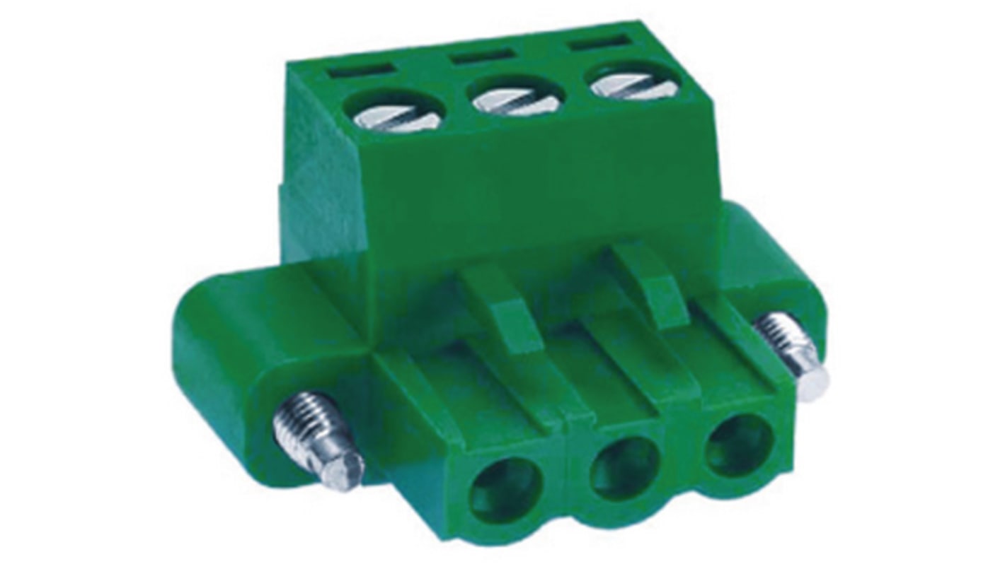 Deca, 5.08mm Pitch, MC101, 4 Way, , Pluggable Terminal Block, Header, Cable Mount, Screw Termination, MC101-50804