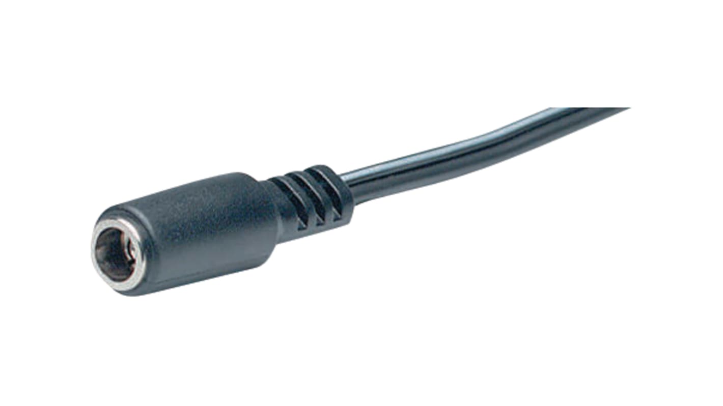 Kabel zasilający Polichlorek winylu PVC Sheath Czarny, 12 V