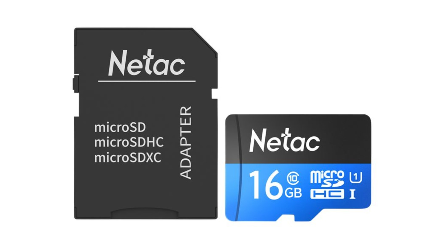 Netac P500 standard 16 GB Mikro SD-kort