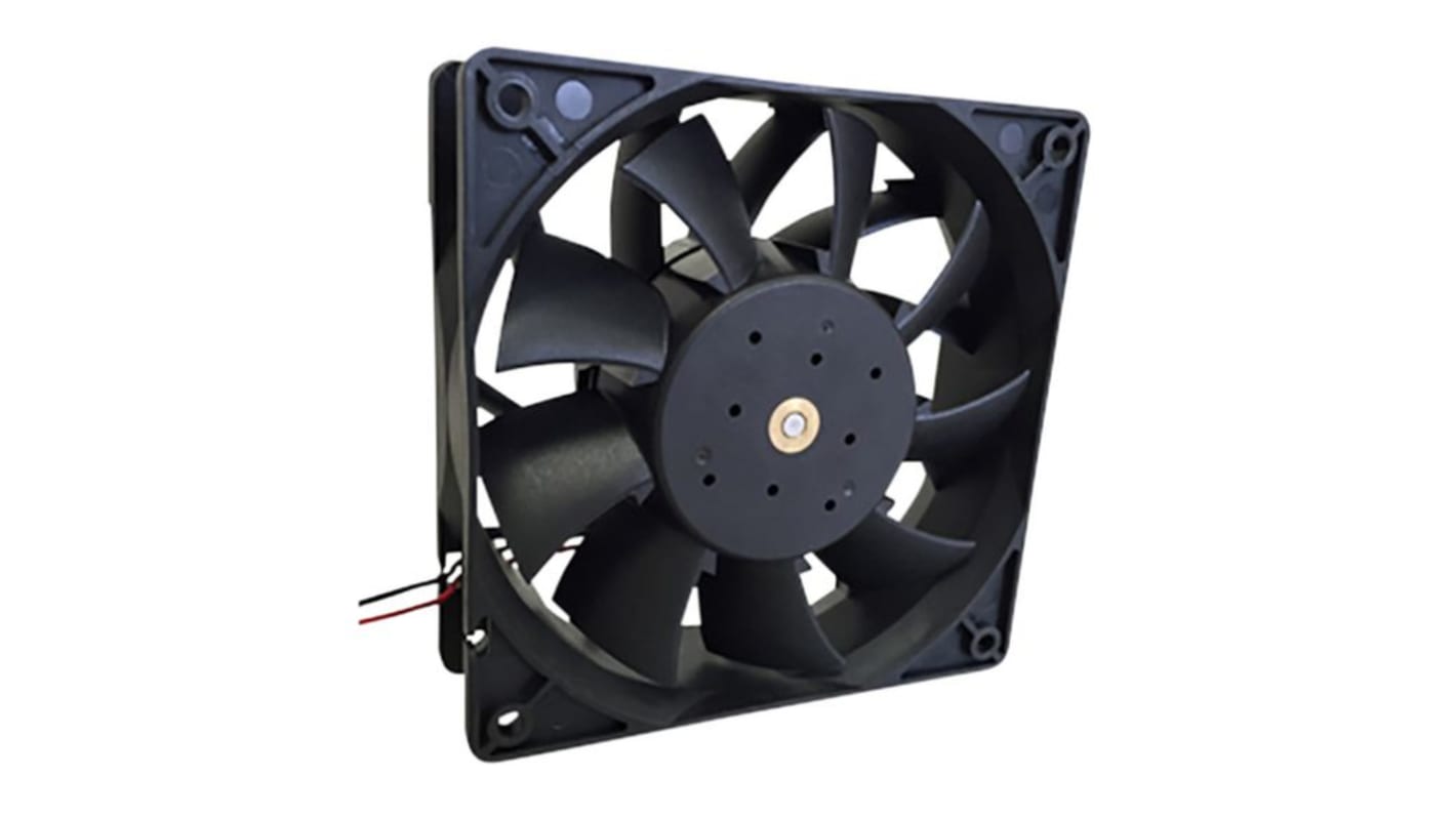 Orion Fans Axial Fan, 24 V dc, dc Operation, 226cfm, 1.7A Max, 120 x 120 x 38mm