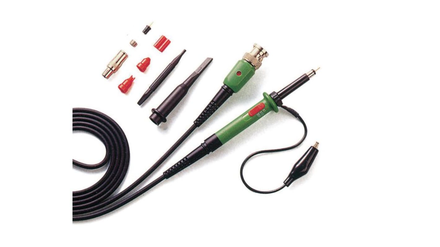 PeakTech TK-250 Series P TK-250 Oscilloscope Probe, Passive Type, DC 250MHz, 10:1/1:1, BNC Connector