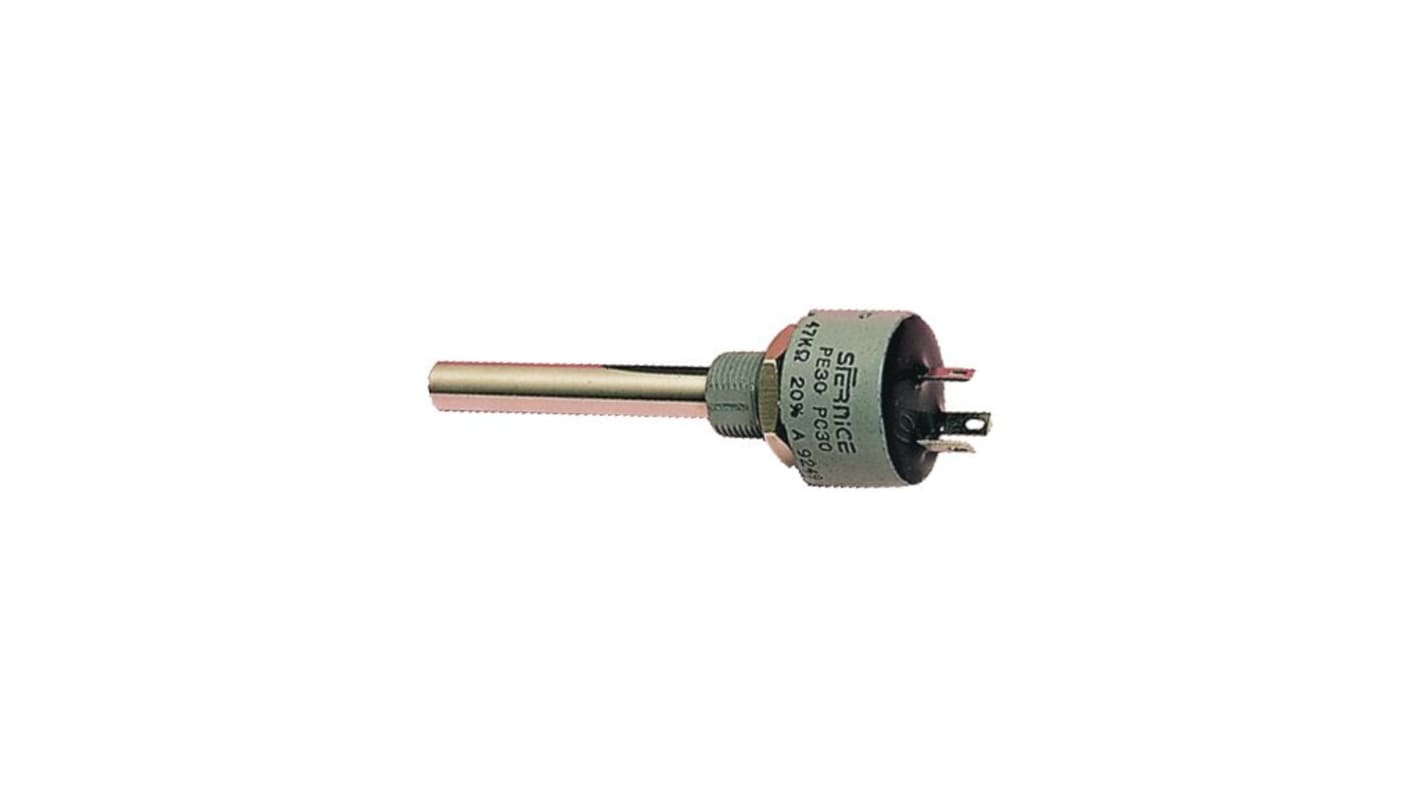 Vishay PE30 10kΩ Rotary Potentiometer 1-Gang Panel Mount, PE30L0FR103MAB