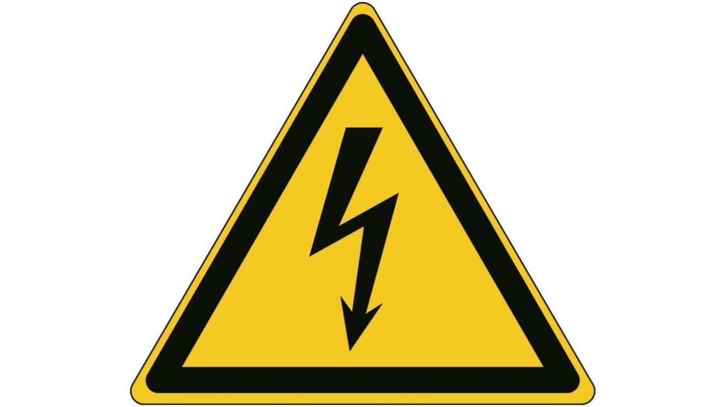 Etichetta di sicurezza Pericolo elettricità "", Adesiva