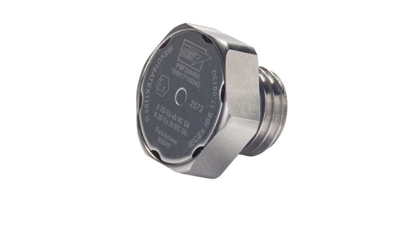 W.L. Gore Screw-In Series M12x1.5 Protective Vents, For Use With Protective Vents