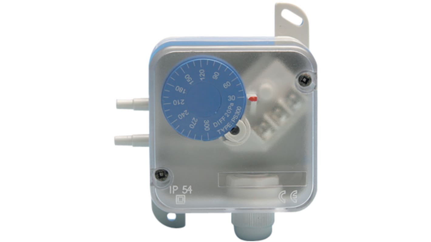 HK Instruments PS Series Pressure Sensor, 30Pa Min, 300Pa Max, Analogue Output, Differential Reading
