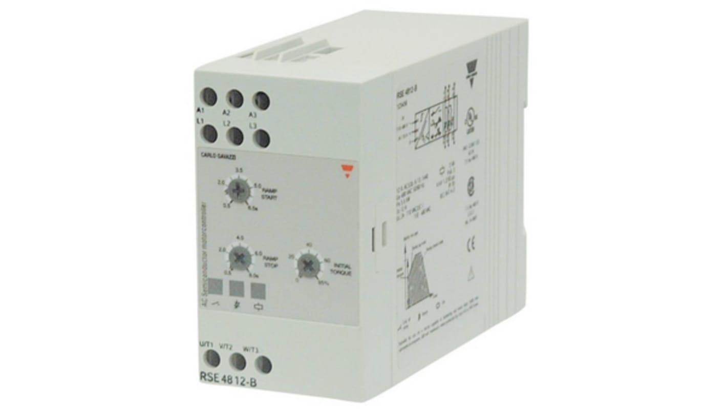 Carlo Gavazzi RSE Series Soft Starter, , 5.5 kW, 230 → 400 VACrms, 3 Phase, IP20