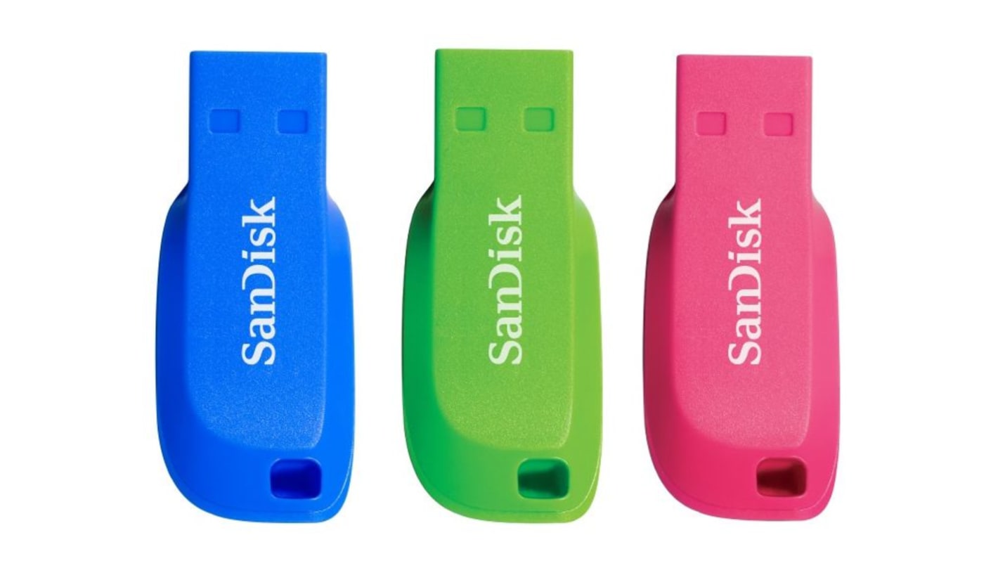Sandisk USB-Stick, 16 GB, USB 2.0, AES-128, Cruzer Blade USB-Flash-Laufwerk