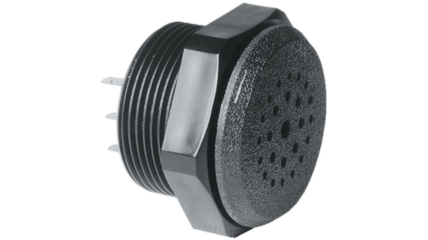 Digisound 85dB Continuous Internal Piezo Buzzer, 36.5 x 26mm, 5V dc Min, 28V dc Max