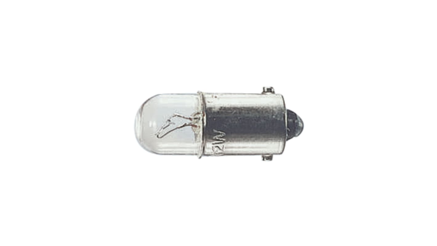 Bailey Electric & Electronics bv BA9s Filament Indicator Lamp, Clear, 130 V, 20 mA, 5000h