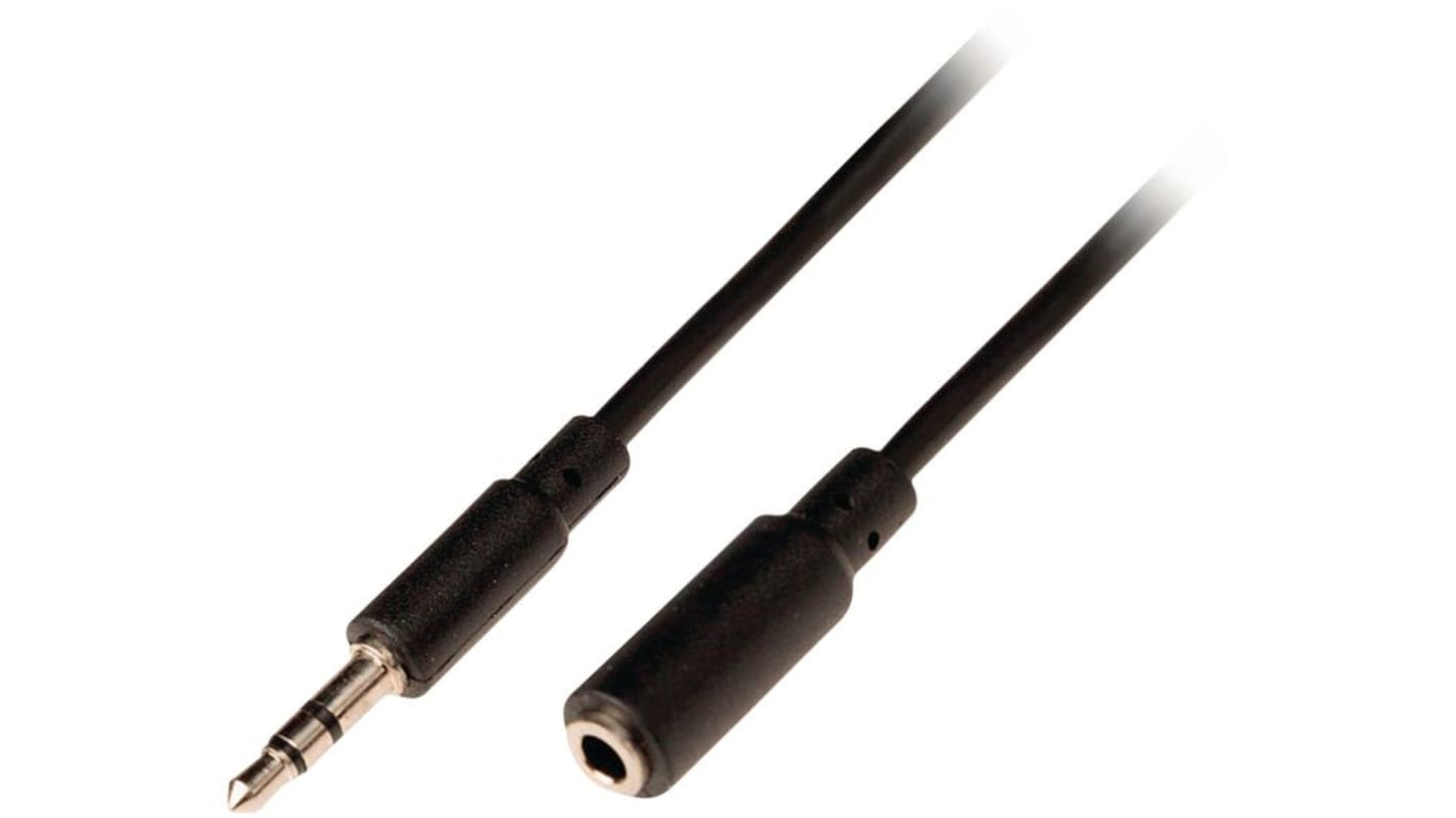 Cable auxiliar Conector jack estéreo de 3,5 mm a Conector jack estéreo de 3,5 mm, 1m