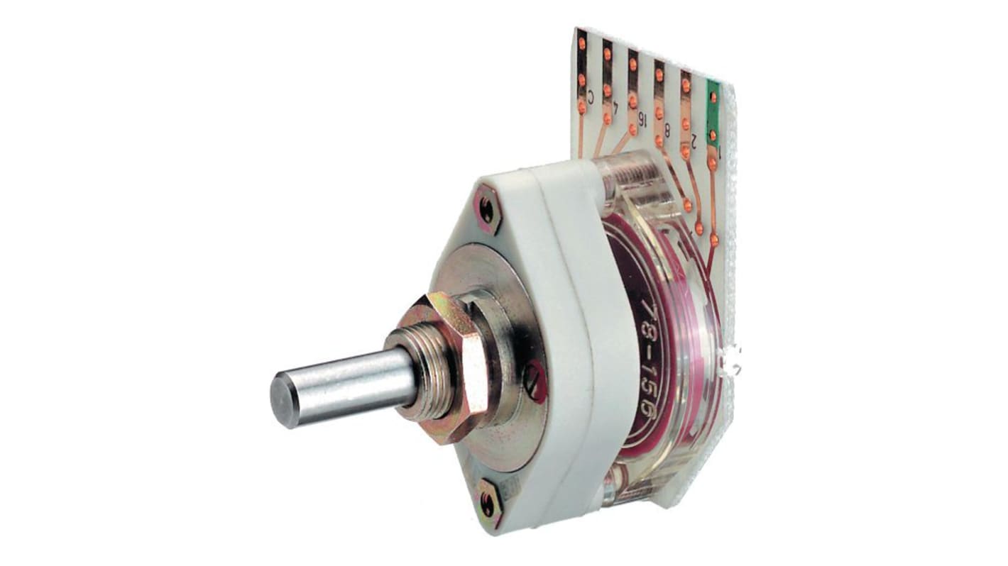 EBE Group CBS, 24 Position Rotary Switch, 100mA, Solder Lug