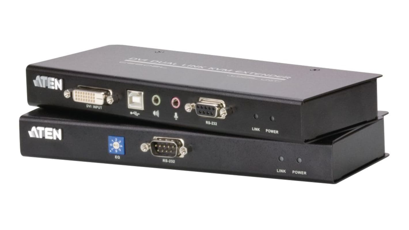 Rozszerzenie KVM, Przedłużacz, 60m, USB, wyświetlacze: 1, DVI