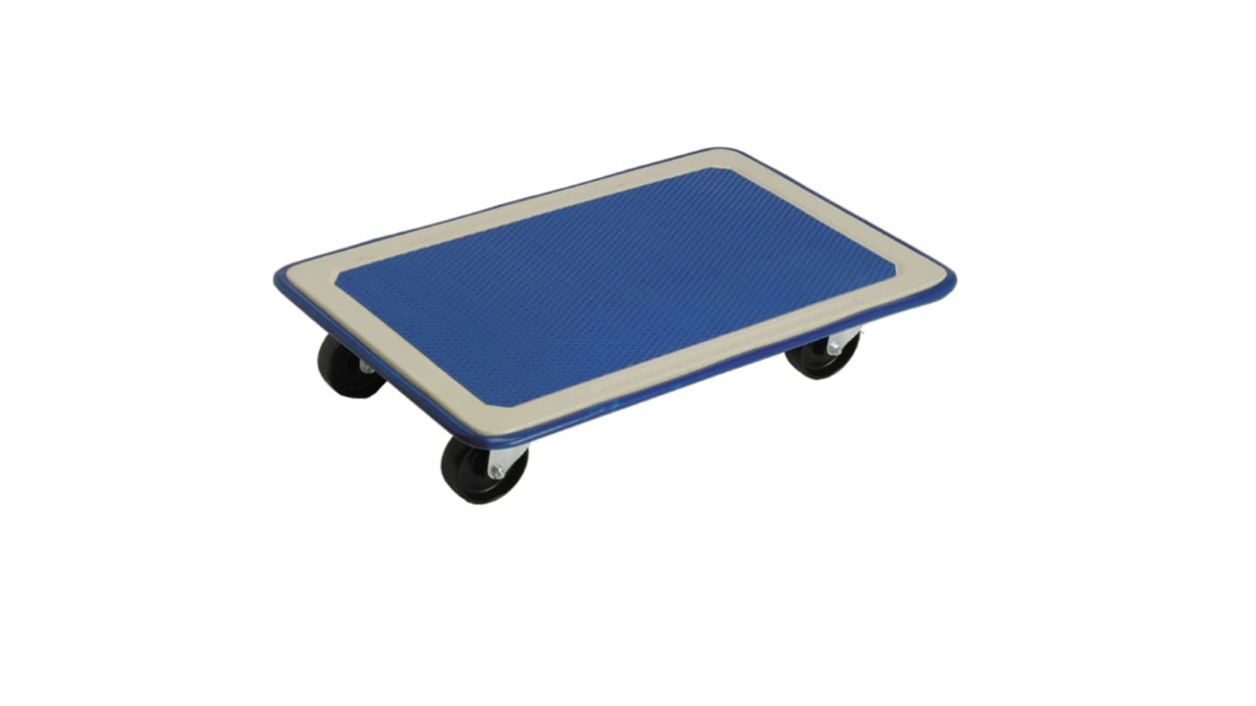 Guitel Hervieu Steel Dolly, 150kg Load, 490mm W x 750mm L x 143mm H