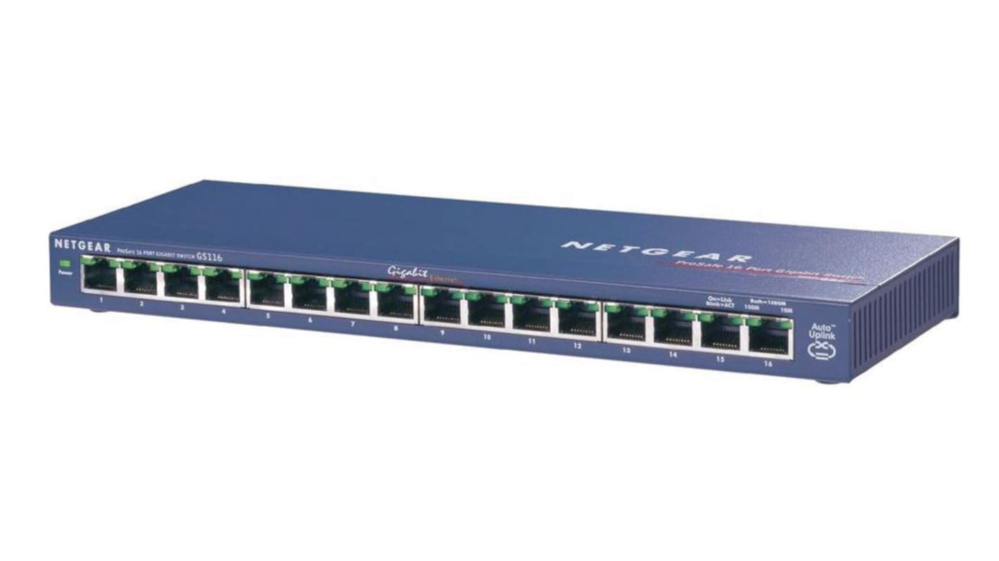 Netgear GS116GE Ethernet-Switch 16-Port Unmanaged