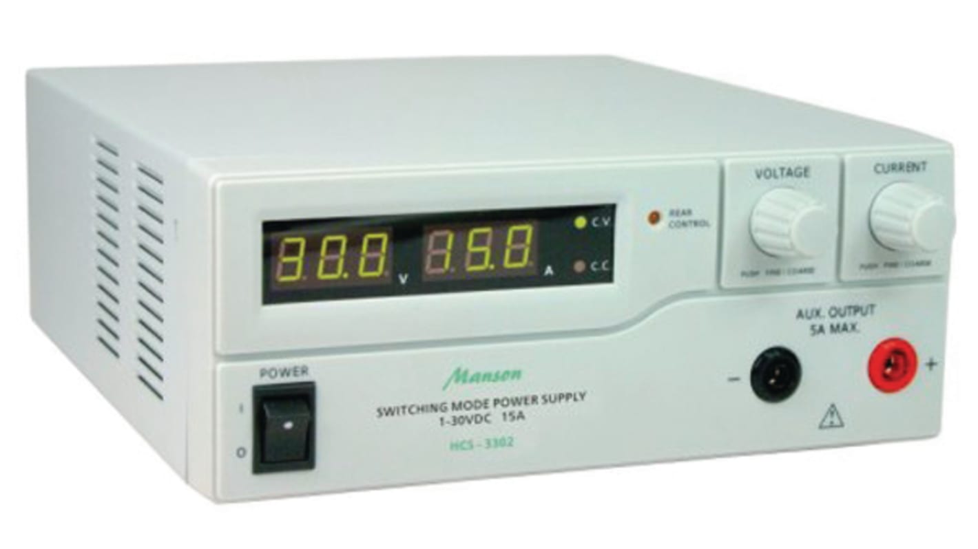 Zasilacz laboratoryjny 1 → 60V dc 0 → 8A Manson 480W Zasilacz laboratoryjny