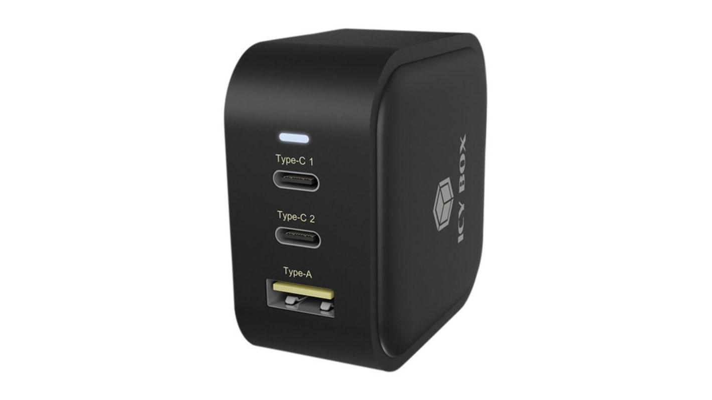 Carica batteria per cellulari ICY BOX Nero IB-PS103-PD