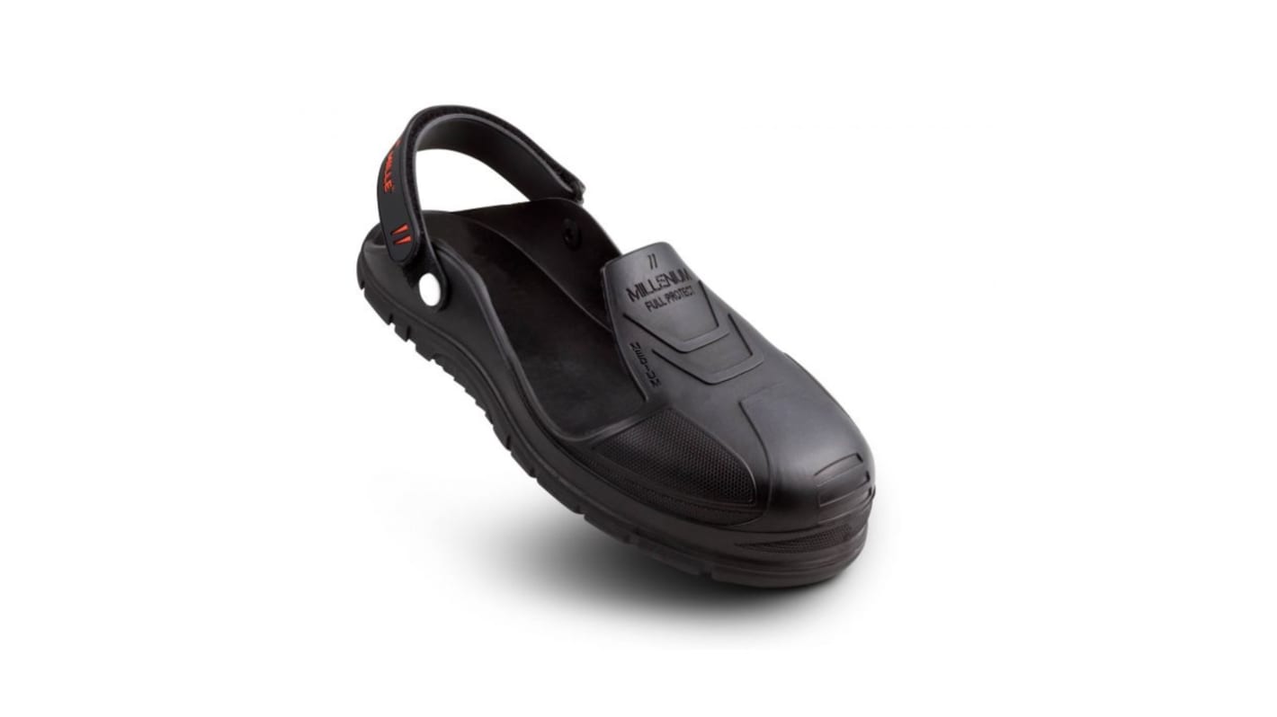 Gaston Mille Black, White Anti-Slip Over Shoe Cover, M, 1Pair pack, For Use In Food, Industrial
