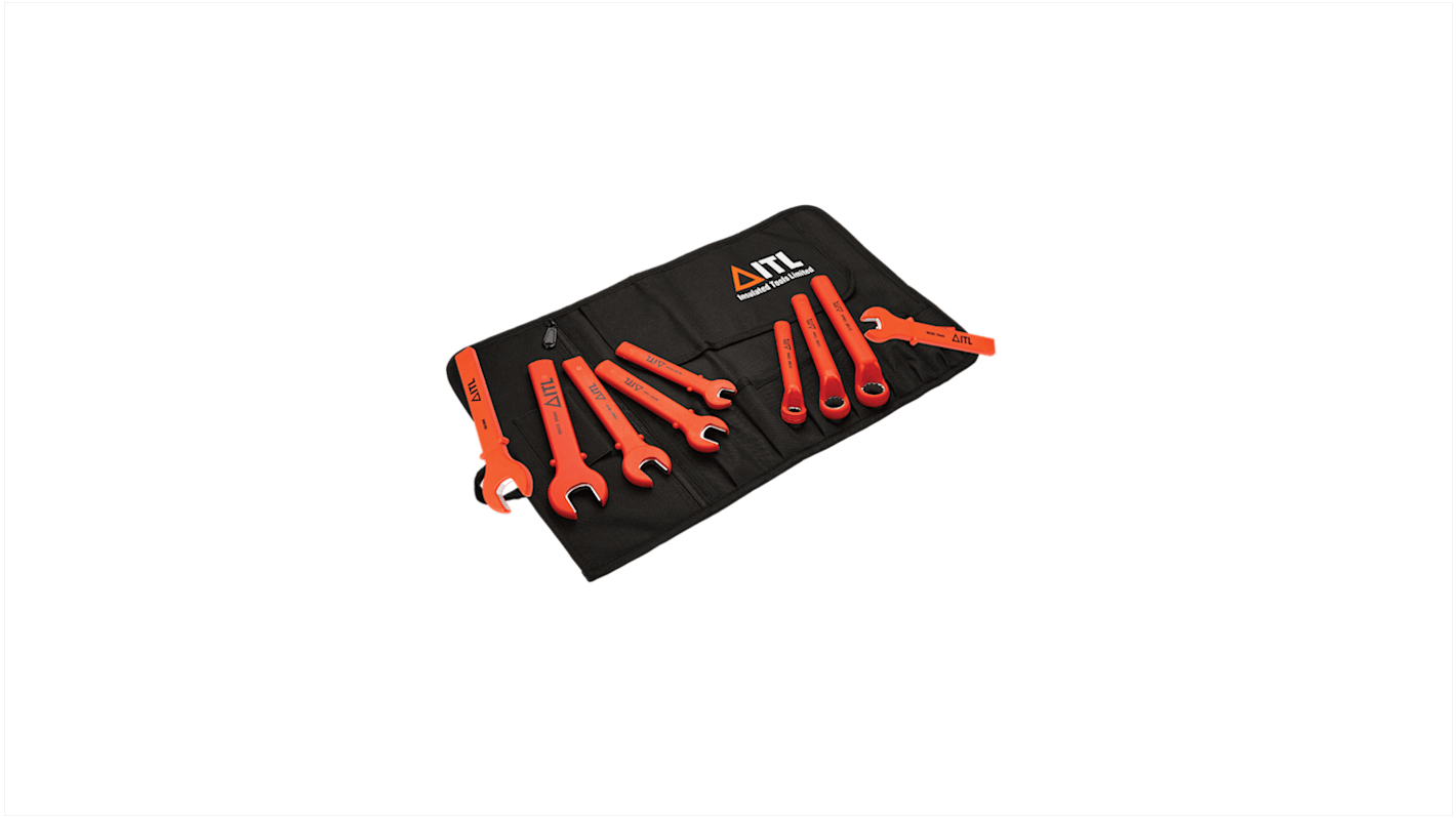 ITL Insulated Tools Ltd 9-Piece Open Ended Spanner Set, VDE/1000V