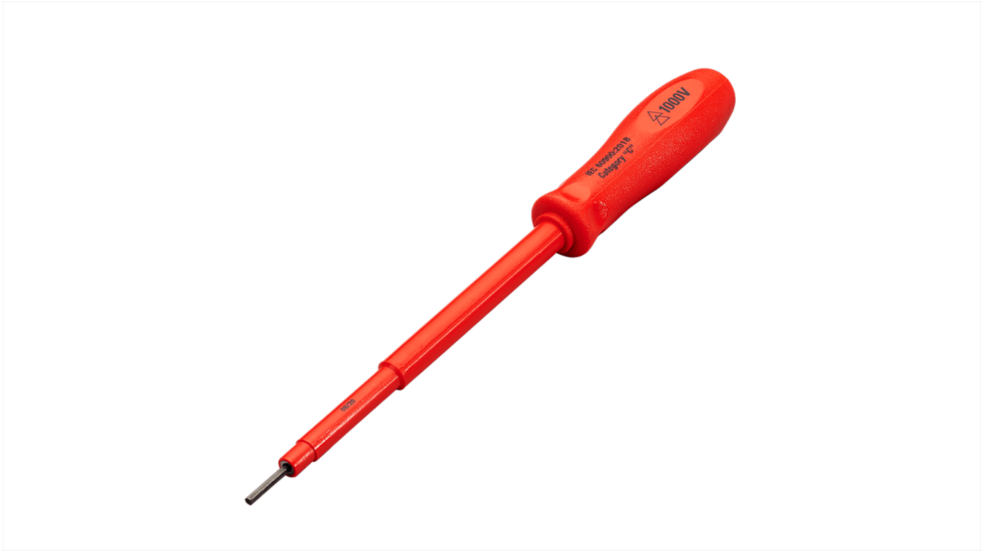 ITL Insulated Tools Ltd 2610 VDE 5 mm Sechskant Isolierter Schraubendreher, 280 mm / Klinge 5 mm