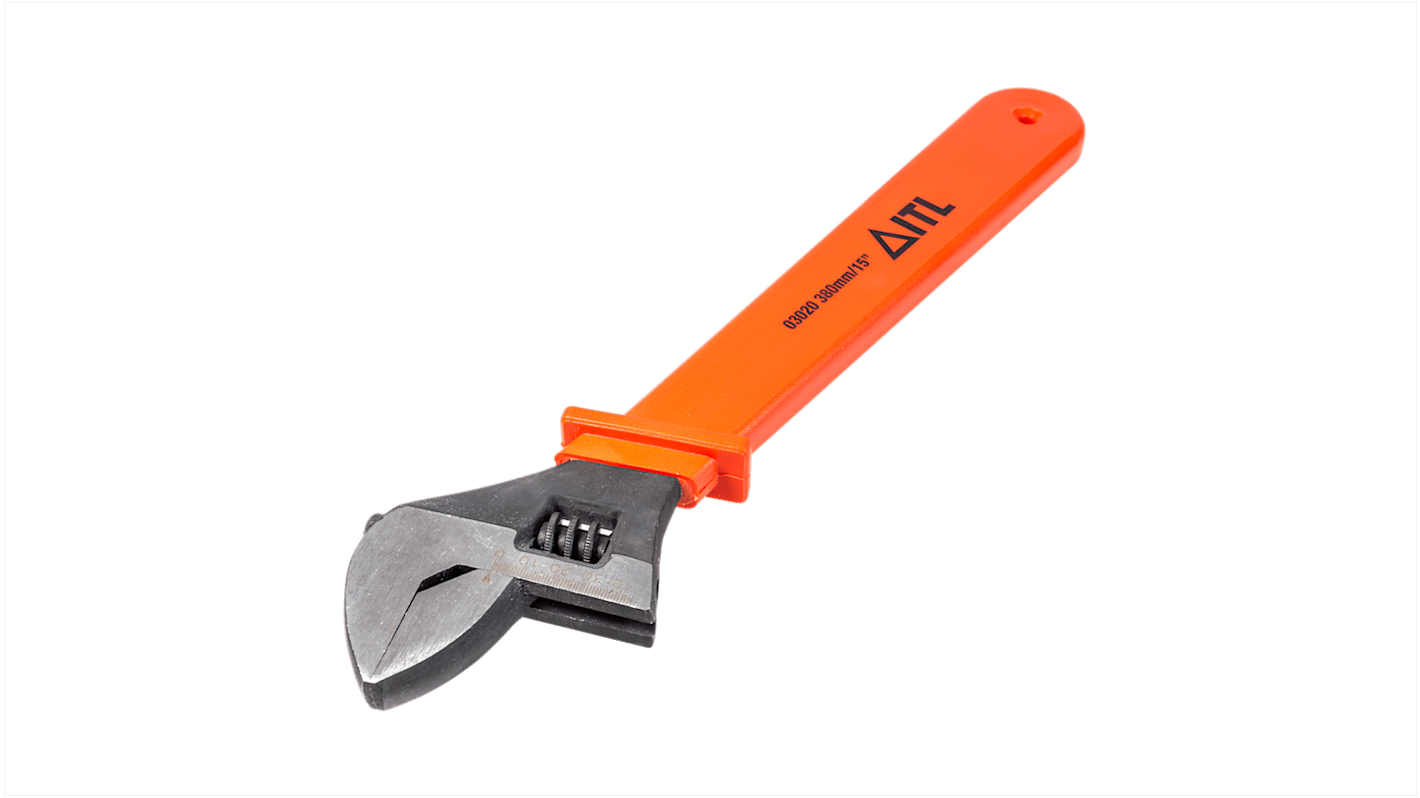 ITL Insulated Tools Ltd Spanner, 380mm, 15in, Imperial, No, 380 mm Overall, VDE/1000V