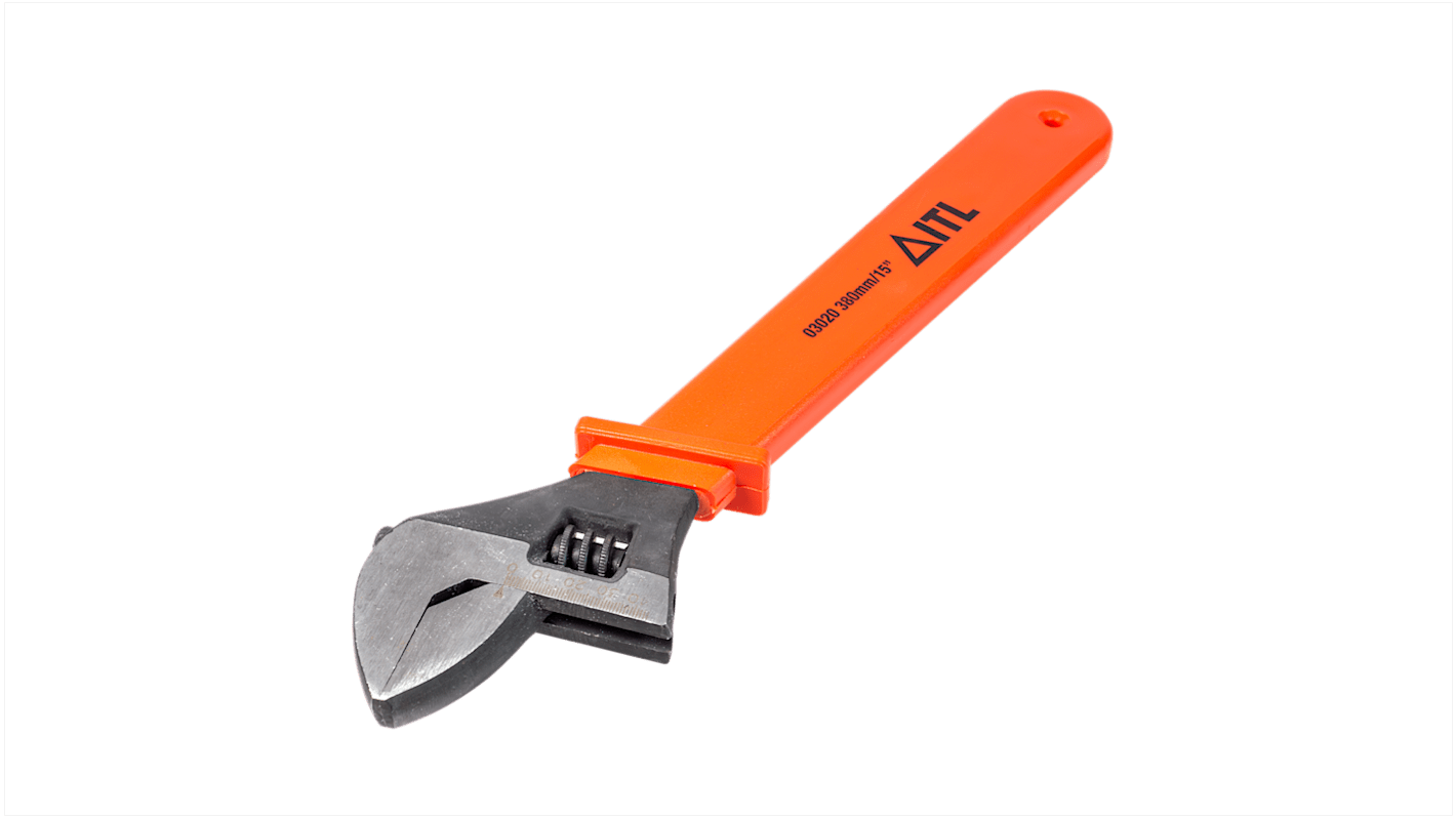 ITL Insulated Tools Ltd Spanner, 380mm, Imperial, No, 380 mm Overall, VDE/1000V