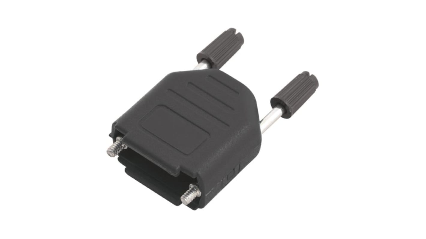 Carcasa de conector D Sub SérieDDPK SLIM Poliamida, Negro, DE