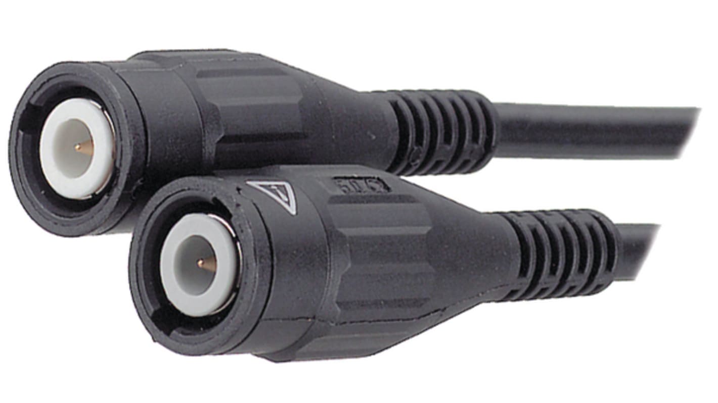 Staubli Male BNC to Male BNC, 2m, RG58 Coaxial, Terminated