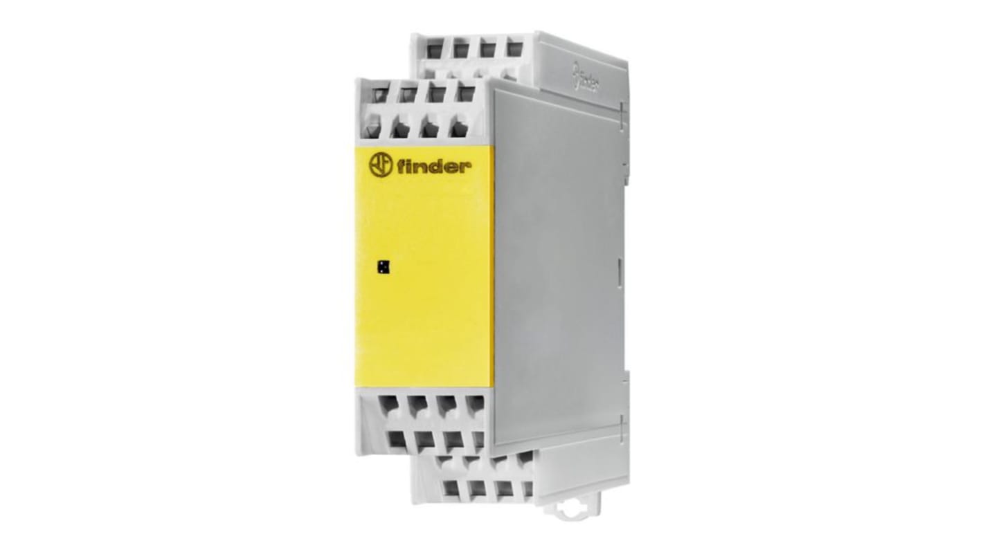 Relè di sicurezza Finder 7S Series, 24V cc, 6 contatti di sicurezza