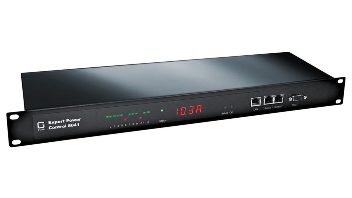 GUDE 12 Gang Power Distribution Unit, 16A, 240 V