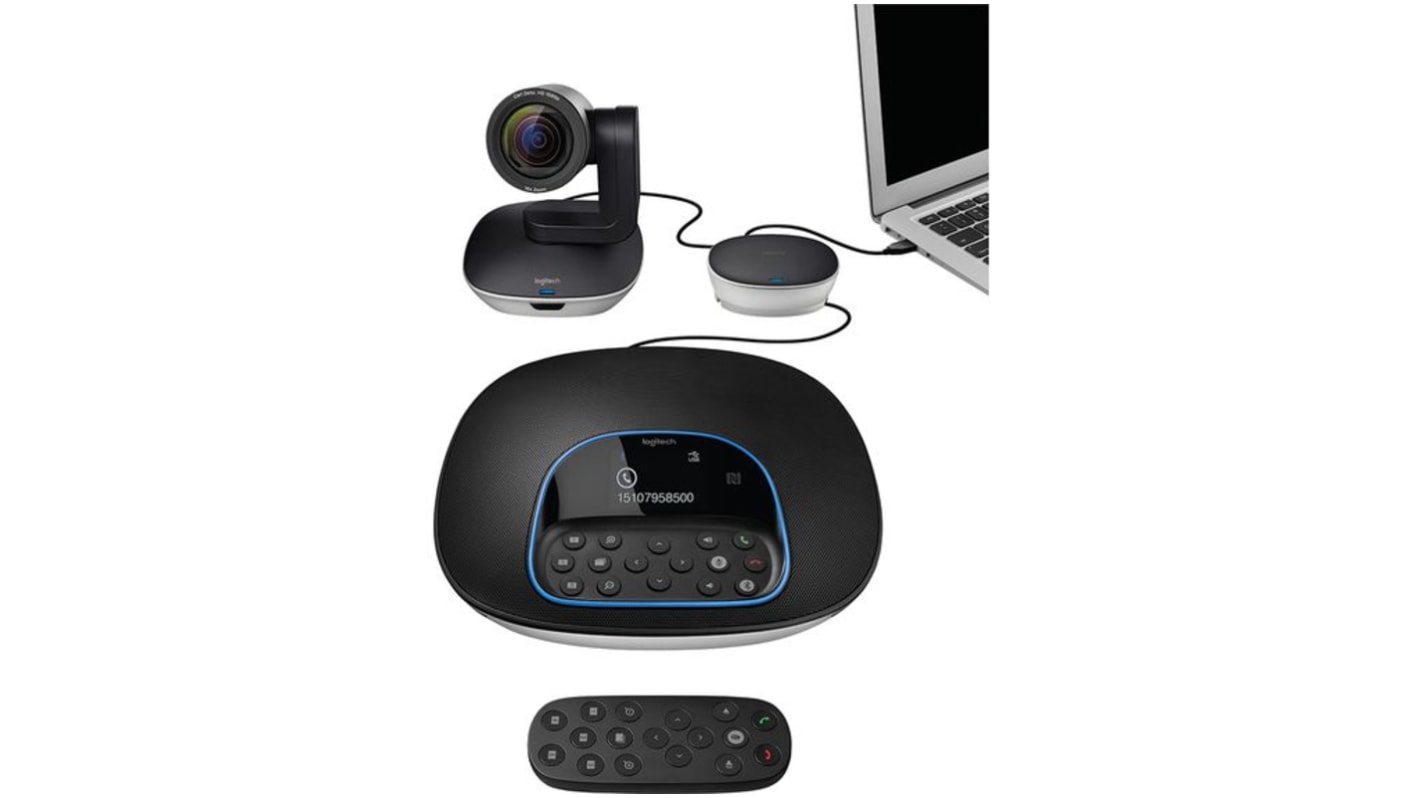 Logitech GROUP USB 30fps Webcam, 1080