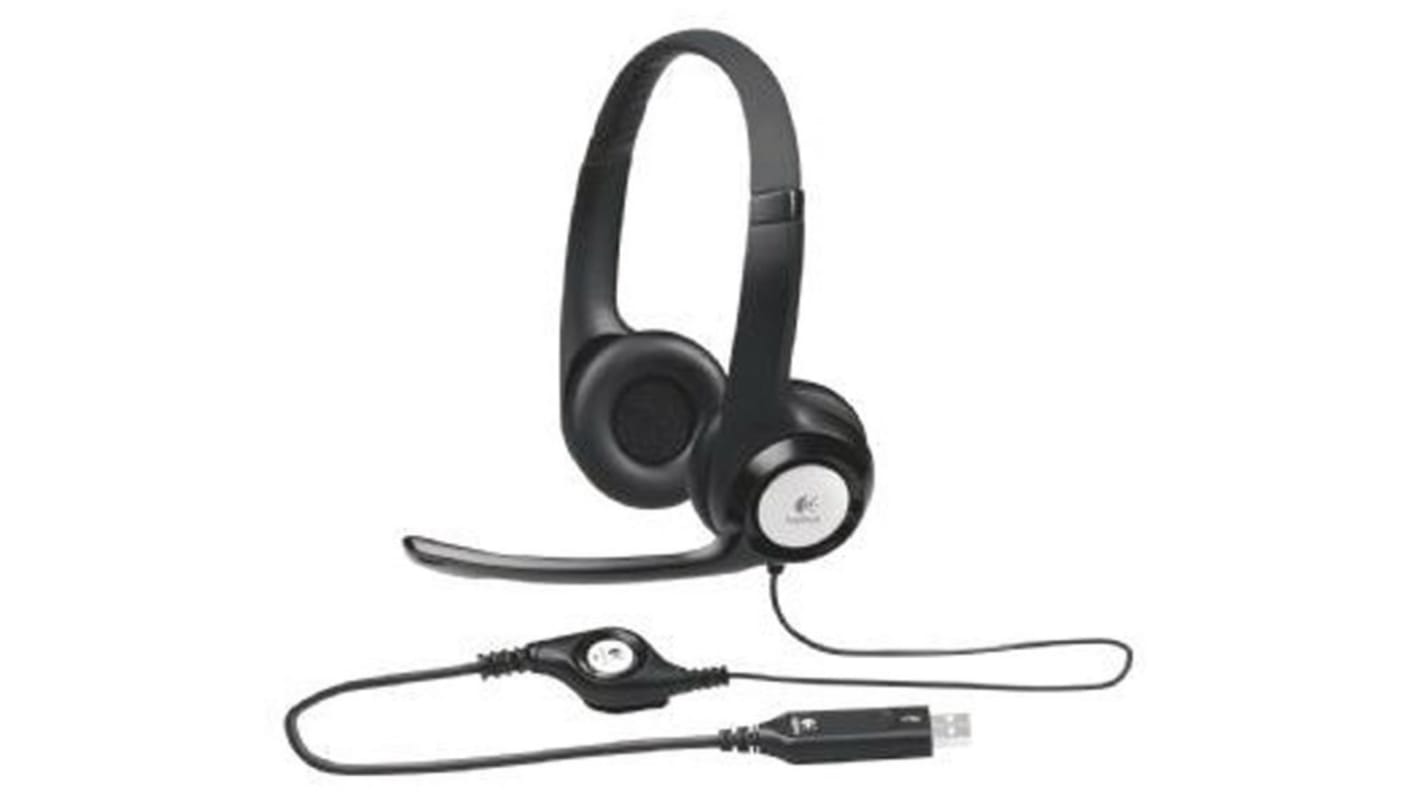 Logitech 981-000406 On-Ear-Headset USB Schwarz Verdrahtet 32Ω 20 Hz → 20 kHz