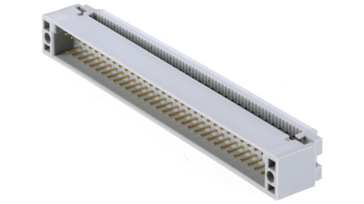 Connettore DIN 41612 Don Connex Connettore maschio, Ad angolo diritto, 64 vie 3 file, terminazione IDC