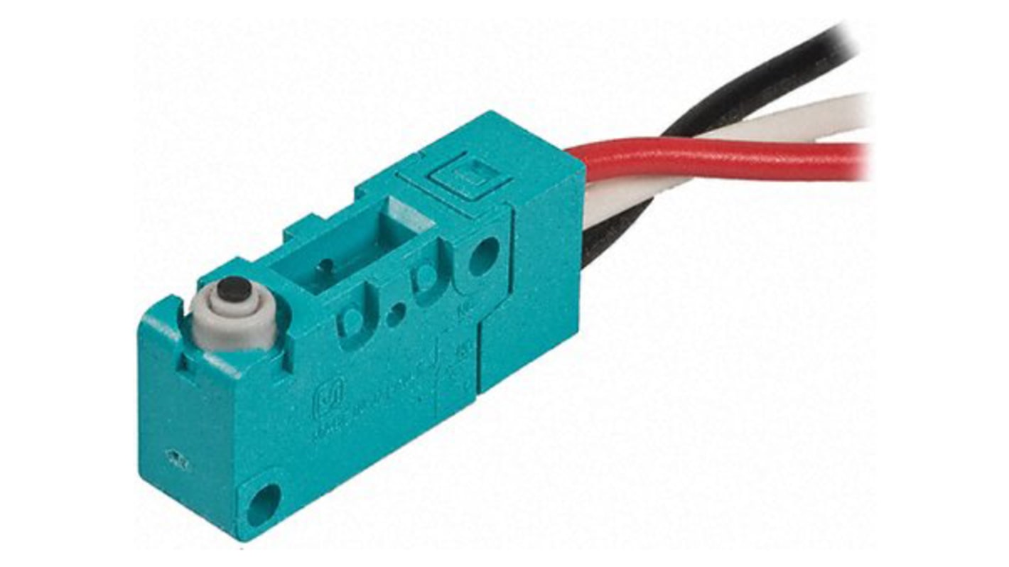 Panasonic Mikrokapcsoló, 3A, működtető: Gomb, 1CO, IP67