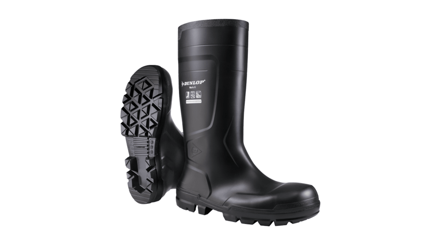 Botas de seguridad Dunlop, serie WORK-IT FULL SAFETY de color Negro, talla 49