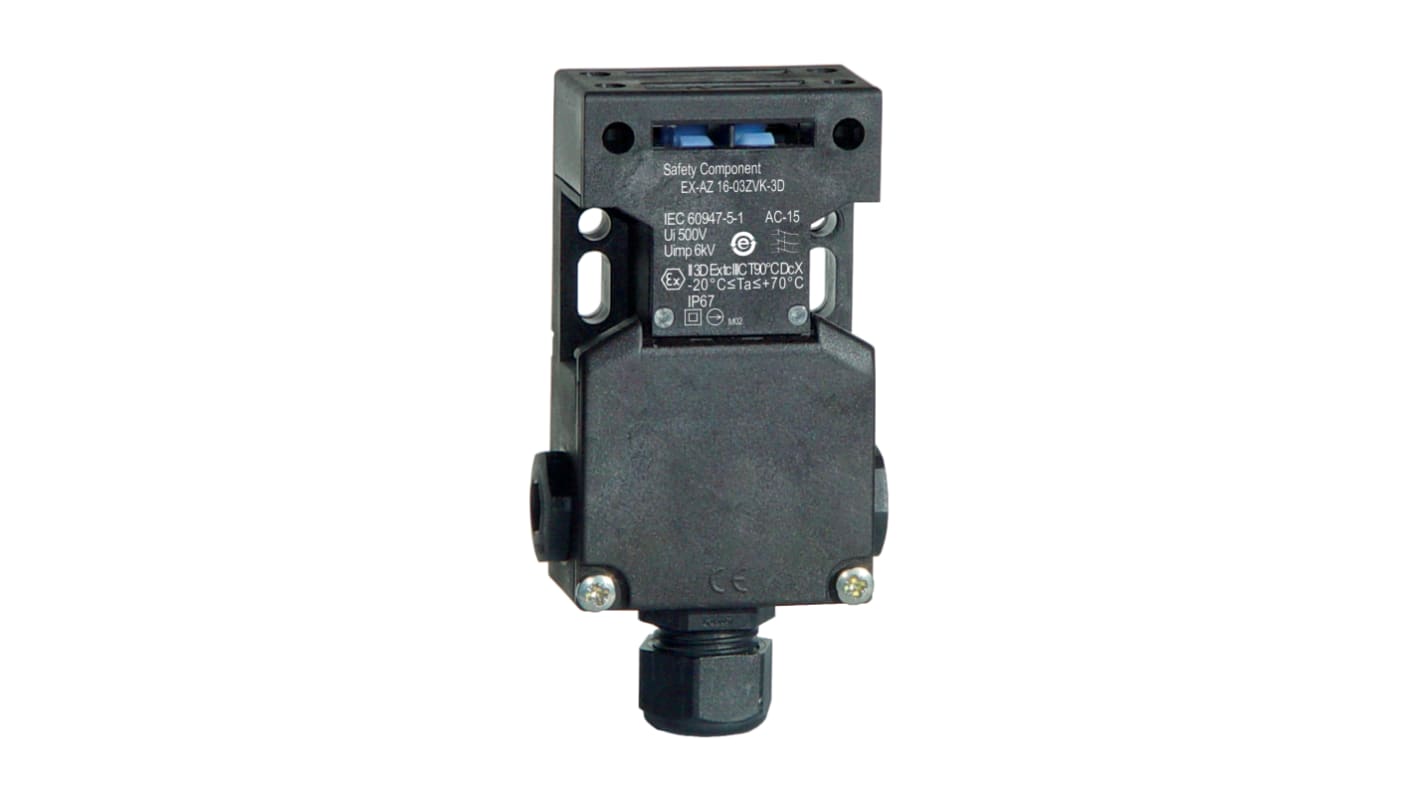 Schmersal EX-AZ 16 Series Non-Contact Safety Switch, Reinforced Thermoplastic Housing, NO/NC, M16