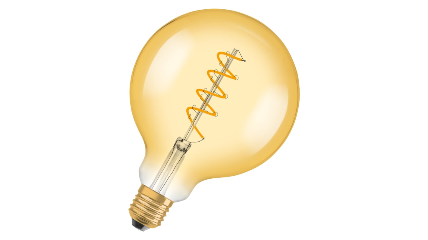 LEDVANCE E27LED灯泡, 4 W, 2000K, 暖色光, 灯泡形, Vintage 1906 LED系列