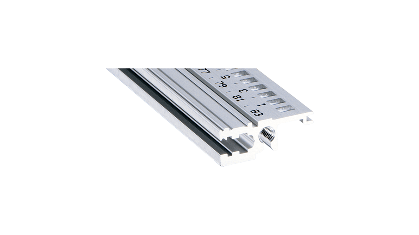 Carril Horizontal nVent SCHROFF de Aluminio Extruido, long. 432mm, anch. 84HP