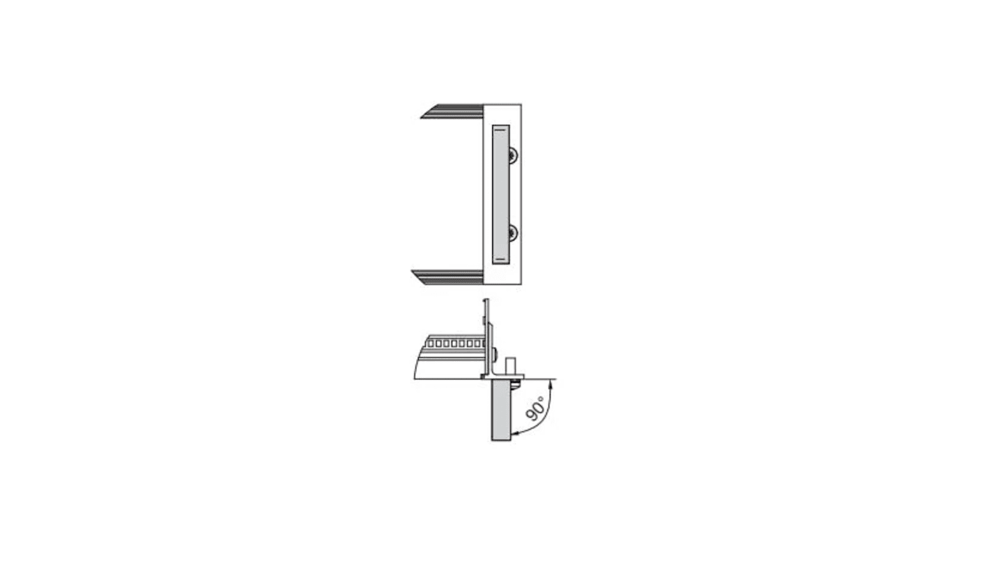 Tirador Frontal 6U nVent SCHROFF, para Subracks
