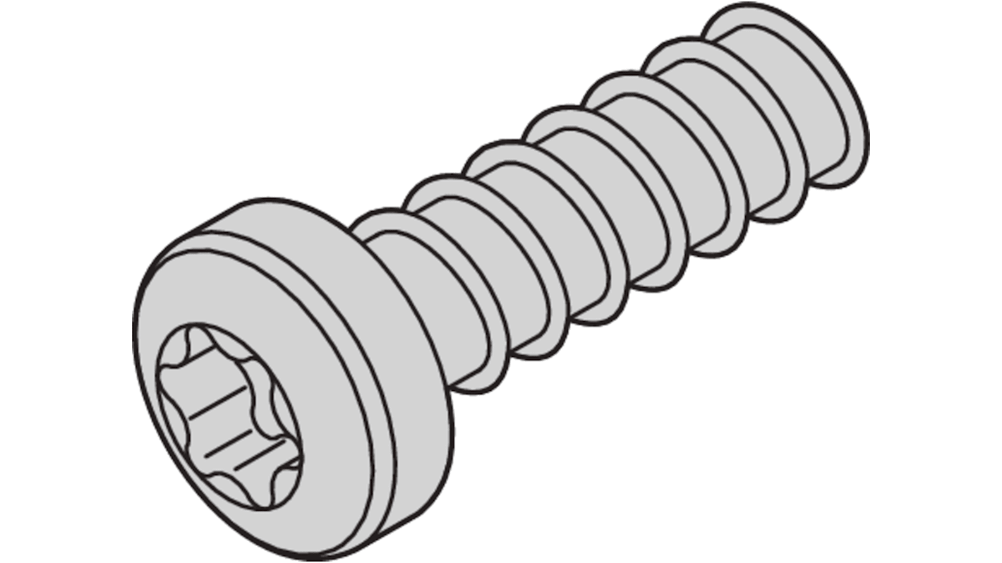 nVent SCHROFF Guide Rail Screw for Use with Front Panels