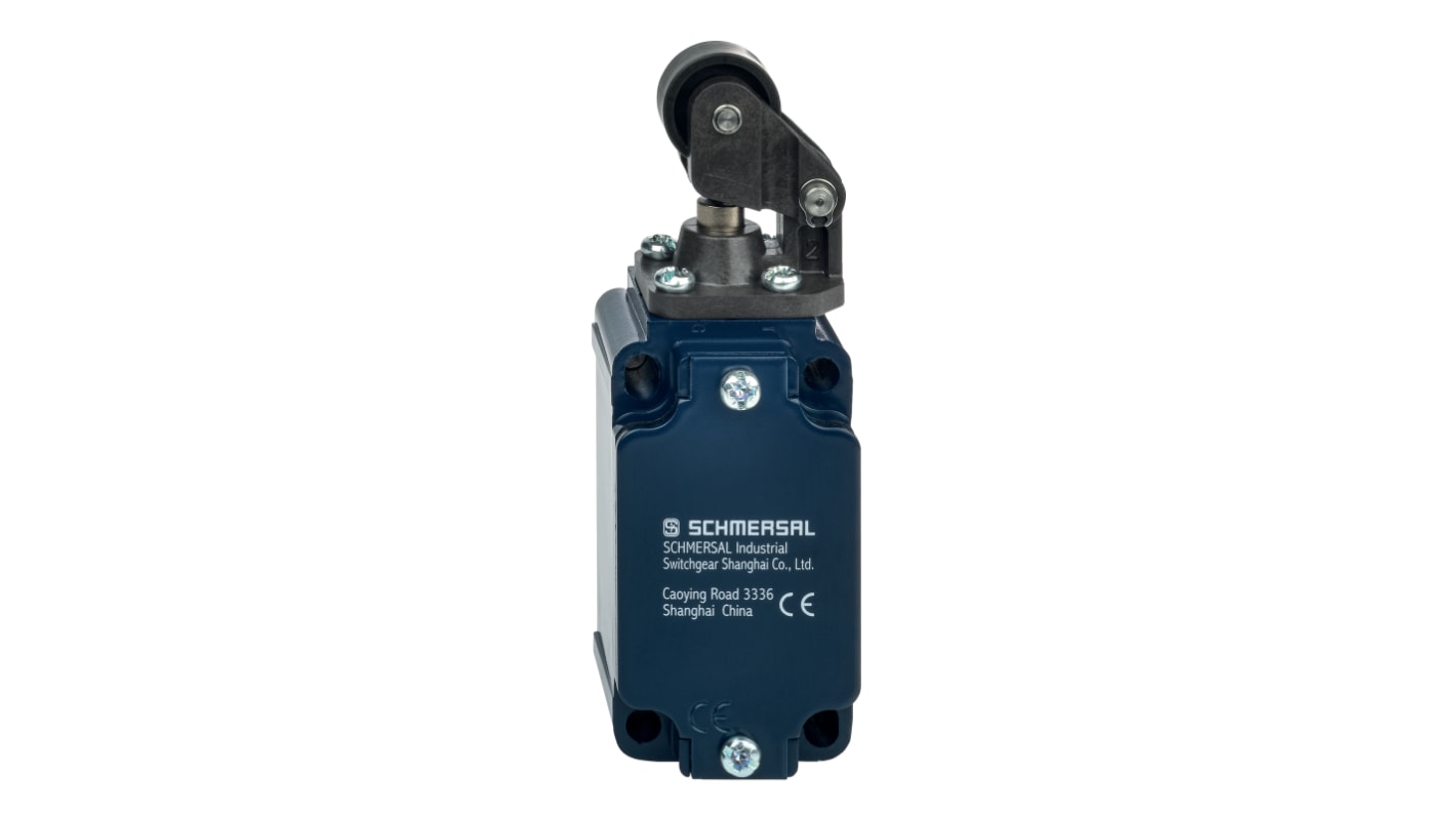 Schmersal EX-T Series Roller Lever Safety Interlock Switch, IP65, Aluminium Housing, 230V ac ac Max, 4A Max