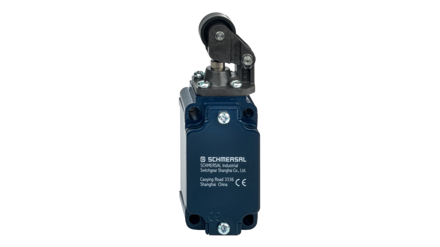 Schmersal EX-Z Series Roller Lever Safety Interlock Switch, 1NO/1NC, IP67, Aluminium Housing, 230V ac ac Max, 4A Max