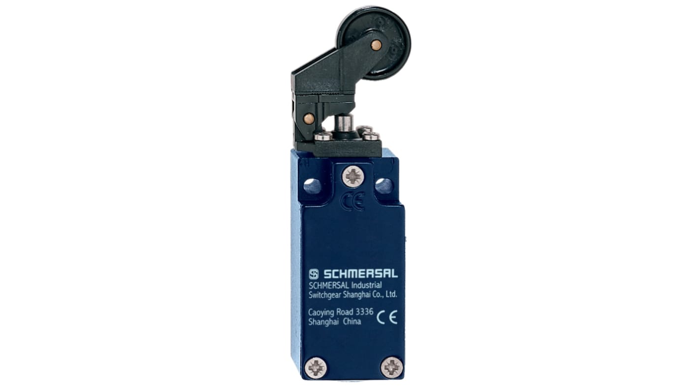 Schmersal EX-Z Series Roller Lever Actuator, IP67, Die Cast Zinc Housing, 230V ac ac Max, 4A Max