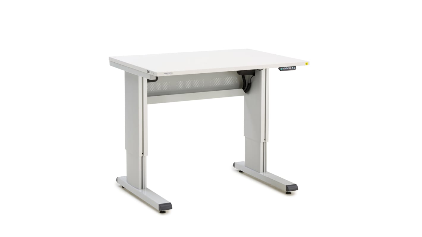 Treston WB811 EL ESD Aluminum, Steel Workbench, 300kg Max Load, Adjustable Height, 700 → 1100mm x 1073mm x 800mm