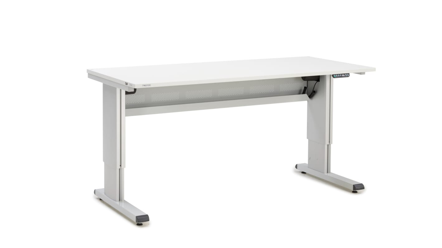 Treston WB818 EL Aluminum, Steel Workbench, 300kg Max Load, Adjustable Height, 700 → 1100mm x 1800mm x 800mm