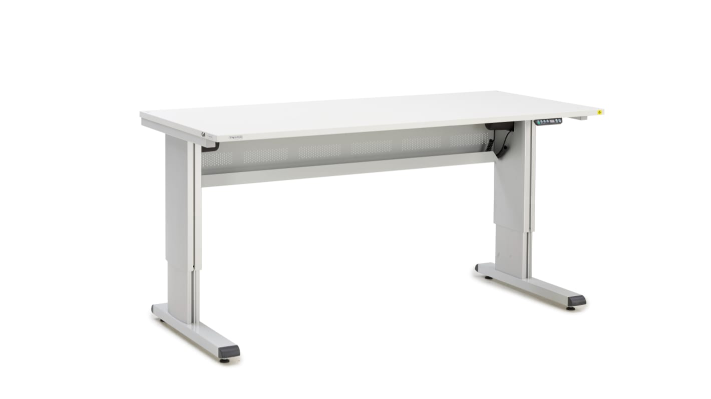 Treston WB818 EL ESD Aluminum, Steel Workbench, 300kg Max Load, Adjustable Height, 700 → 1100mm x 1800mm x 800mm