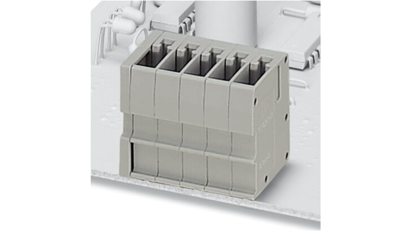 File di contatti PCB Phoenix Contact, 5 vie, 1 fila, passo 5.2mm