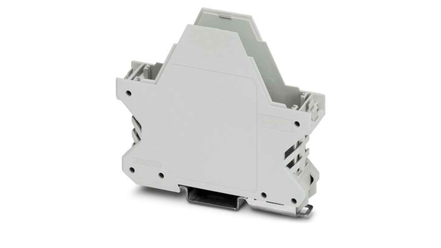 Phoenix Contact Lower Housing Part with Metal Foot Catch Enclosure Type ME Series , 22.6 x 99 x 84.8mm, Polyamide