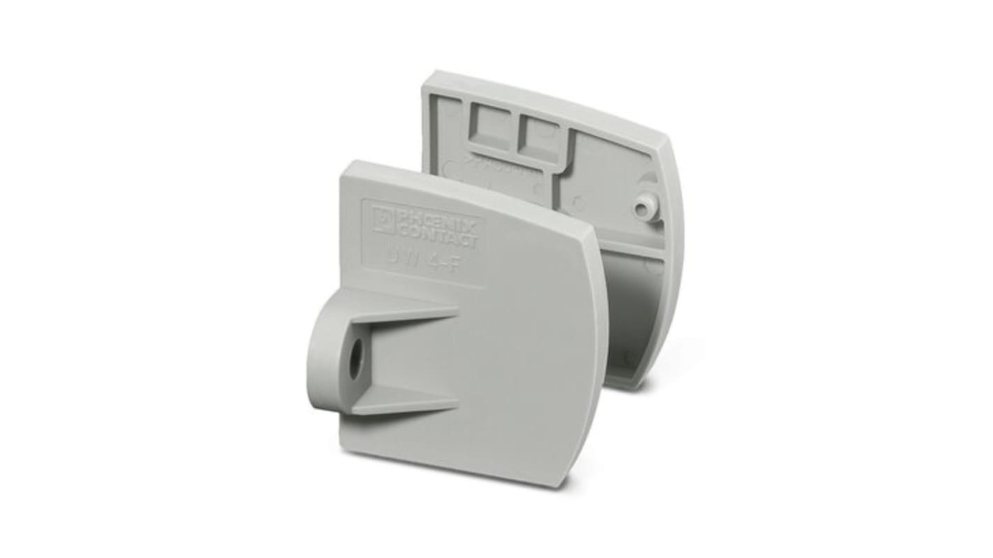 Phoenix Contact, UW 4-F Flange Cover for use with  for use with Terminal Blocks