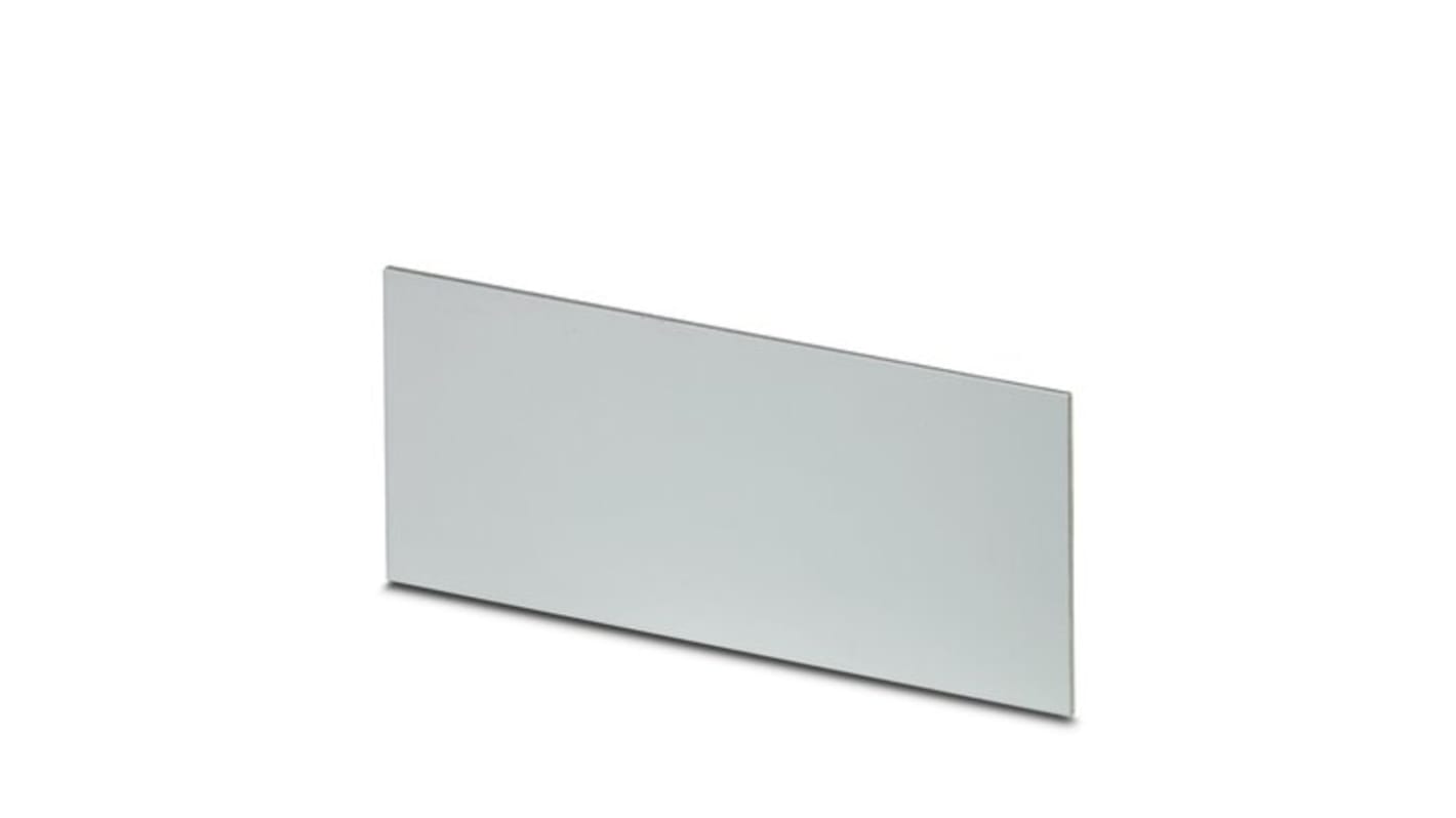 Placa Frontal Phoenix Contact serie UM-ALU de Aluminio, 165 x 71.8 x 2mm, para usar con UM-ALU 4-..CUBRE PA.. Elementos