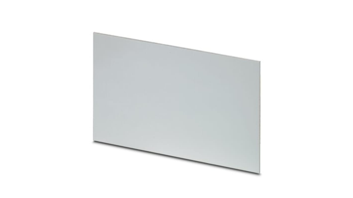 Placa Frontal Phoenix Contact serie UM-ALU de Aluminio, 60 x 101.8 x 2mm, para usar con UM-ALU 4-..CUBRE PA.. Elementos